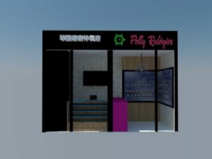 钟表店门面店面SU模型