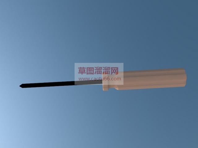 十字起螺丝刀SU模型