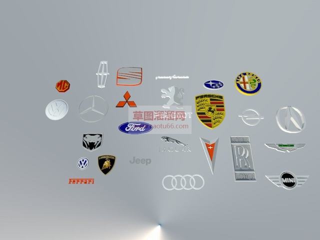 汽车LOGOSU模型