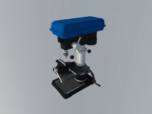工业台钻工业钻床SU模型