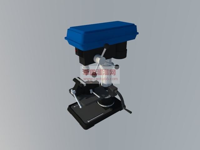 工业台钻工业钻床SU模型