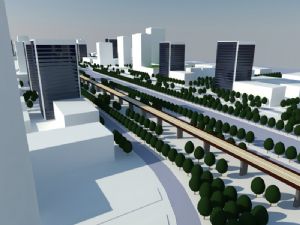 城市规划城市SU模型
