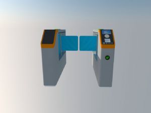 速通门闸机道闸SU模型