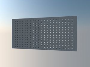网孔板SU模型