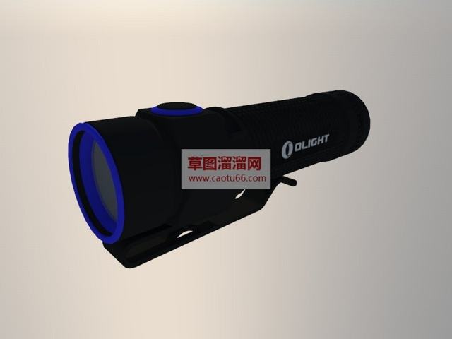 强光手电手电筒照明SU模型