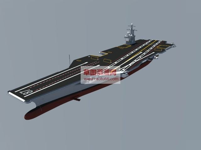 航母战舰SU模型