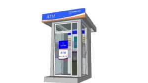 ATM取款机SU模型 免费sketchup模型下载