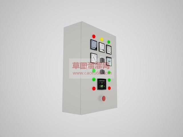 电子元件电箱SU模型