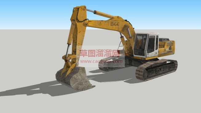 履带式挖土机SU模型