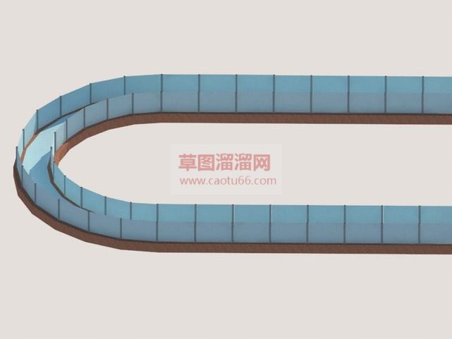 玻璃栈道SU模型