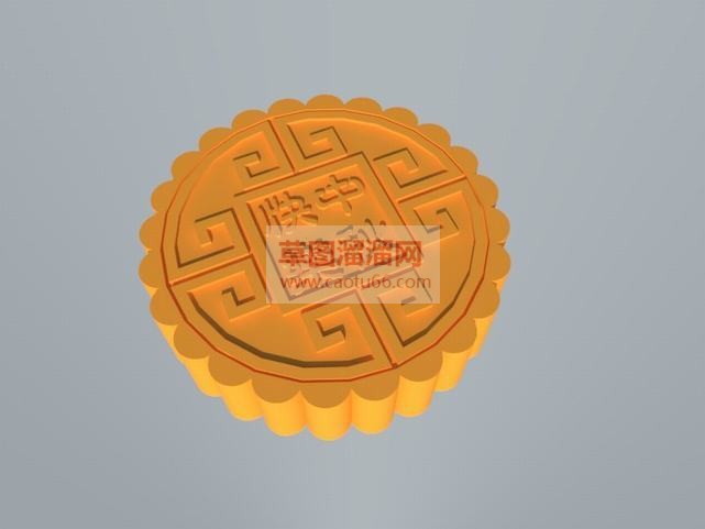中秋节快乐月SU模型