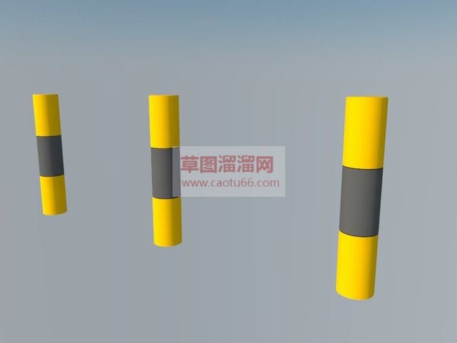 阻拦柱下载SU模型