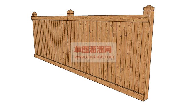 怎么画栅栏SU模型