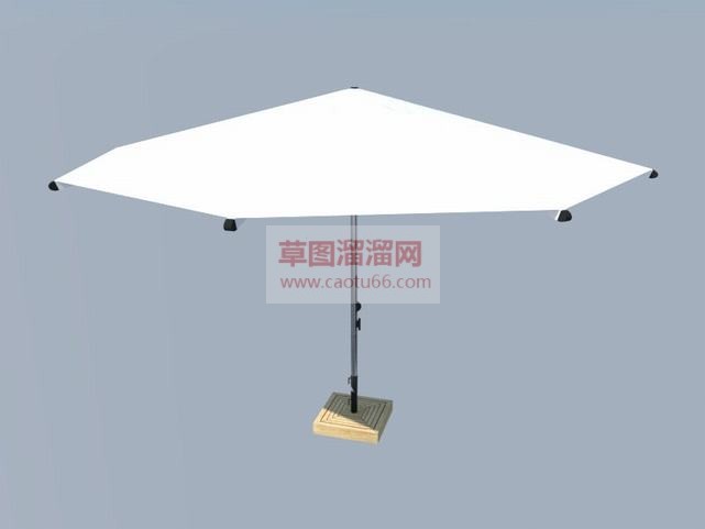 用画太阳伞或SU模型