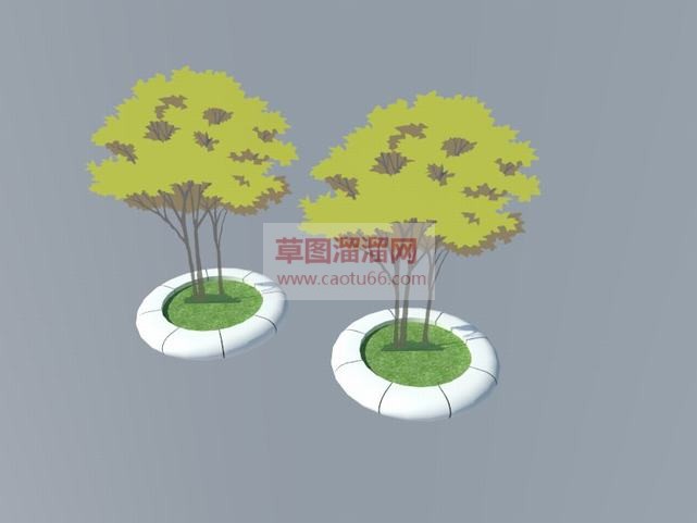 草图大师圆形SU模型