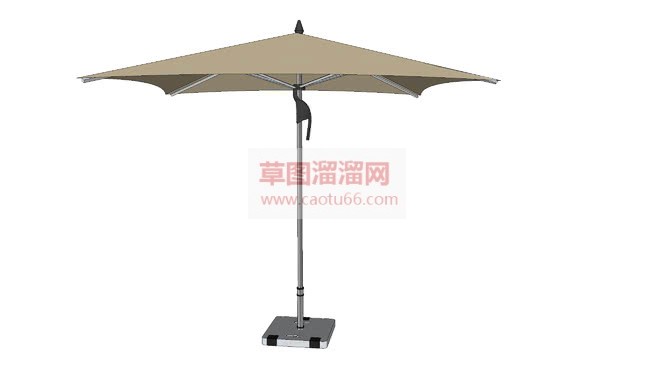 遮阳伞太阳伞SU模型