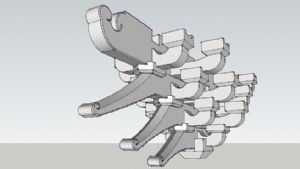 古建屋檐的斗SU模型