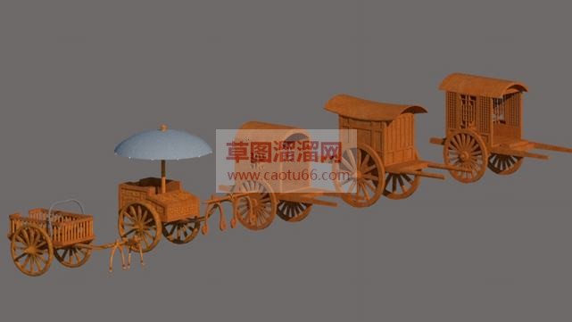 中国古代木制SU模型