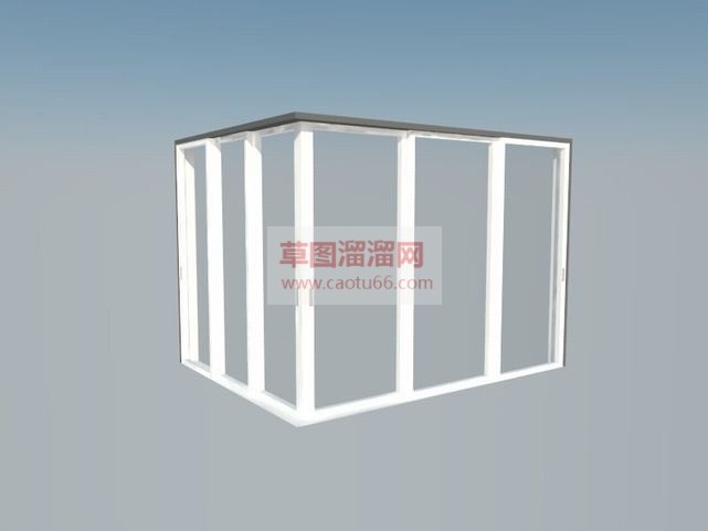 玻璃墙SU模型