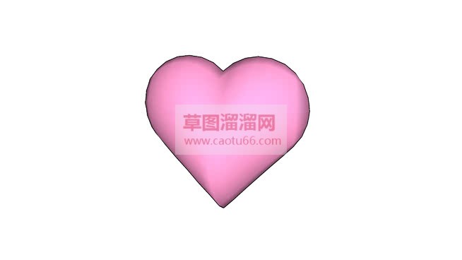 爱心红桃SU模型