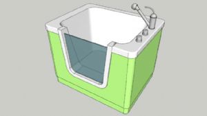 婴儿游泳馆游SU模型 免费sketchup模型下载