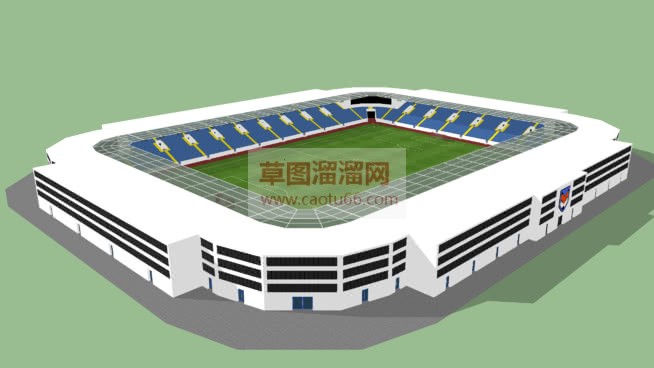 足球场馆SU模型