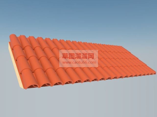 琉璃瓦草图大SU模型