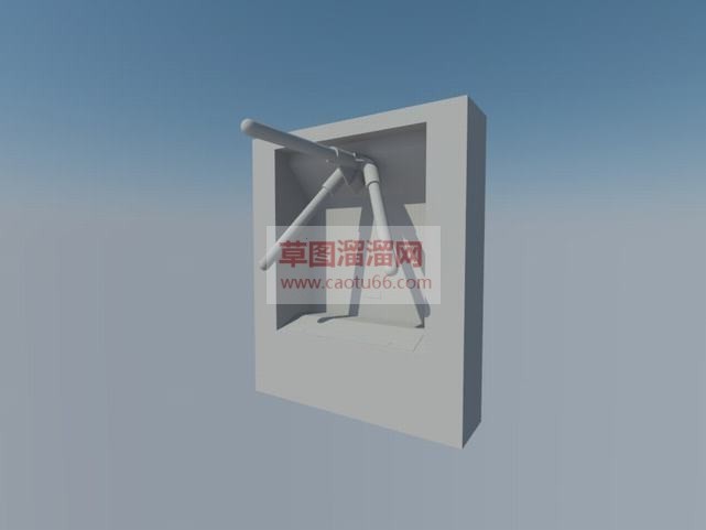人行道闸免费SU模型