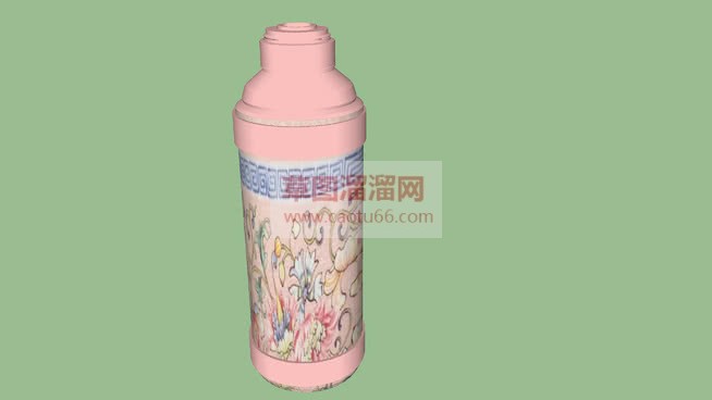 陶瓷保温壶下SU模型