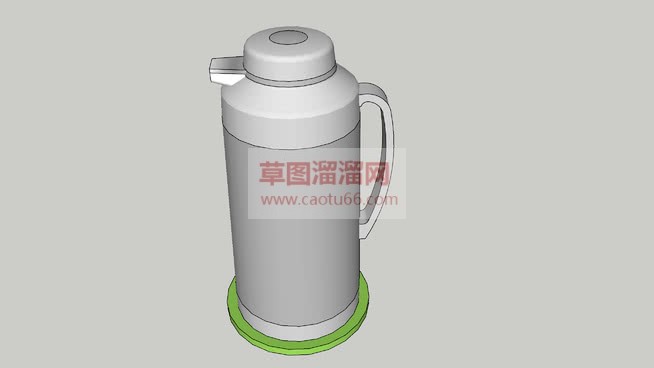免费保温壶水SU模型