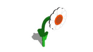 小花形状音响SU模型
