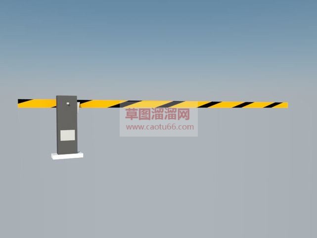 免费车行道闸SU模型