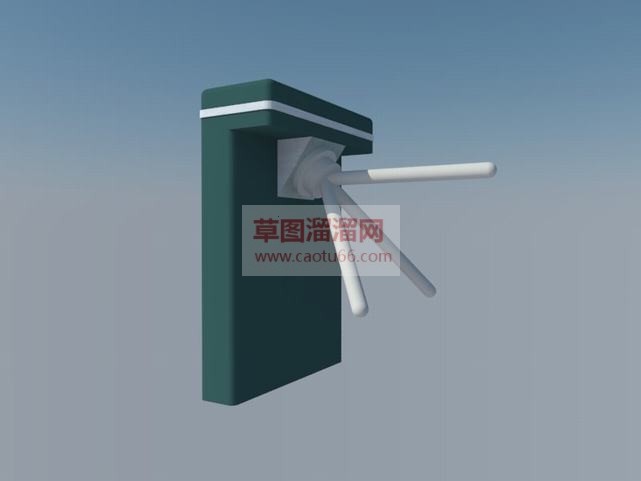 人行摆闸+人SU模型