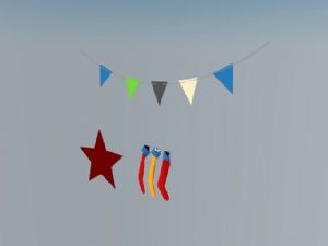 三角旗+五角SU模型
