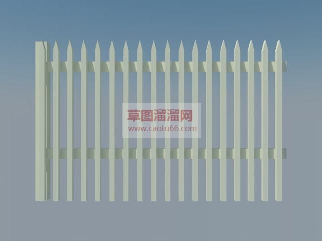 草图大师栅栏SU模型