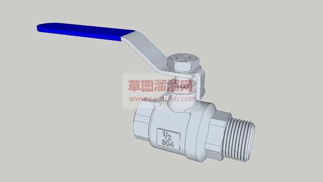 家用球阀水阀SU模型