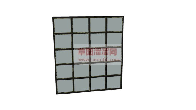 墙SU模型
