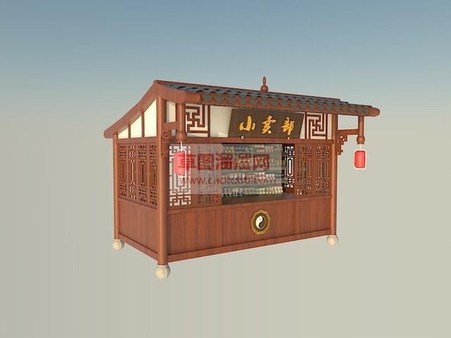 小卖部零食草SU模型
