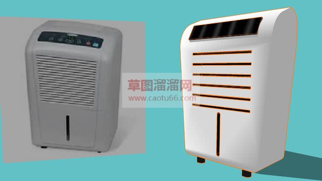 除湿器草图下SU模型