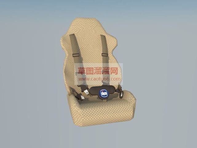 儿童安全座椅SU模型