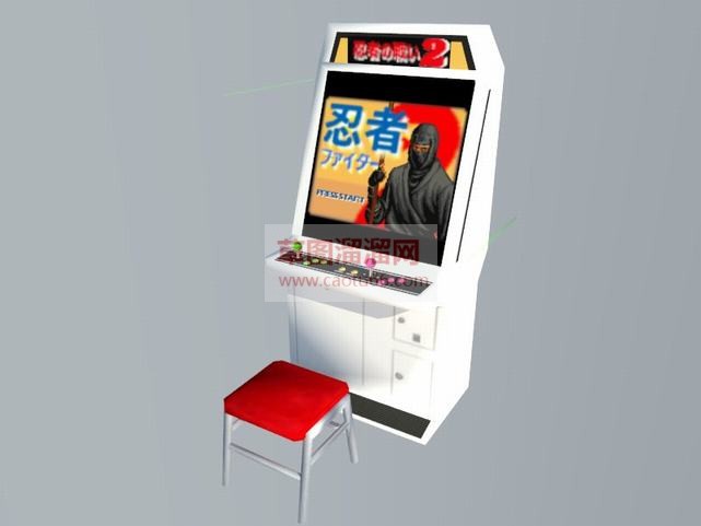 日本街机游戏SU模型
