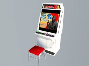 日本街机游戏SU模型