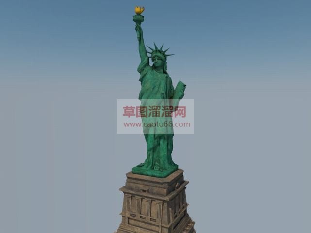 自由女神像SU模型