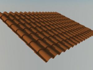 琉璃瓦瓦片屋SU模型