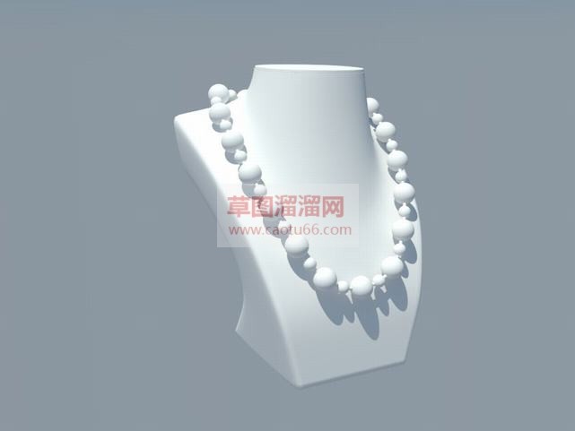 项链模特免费SU模型
