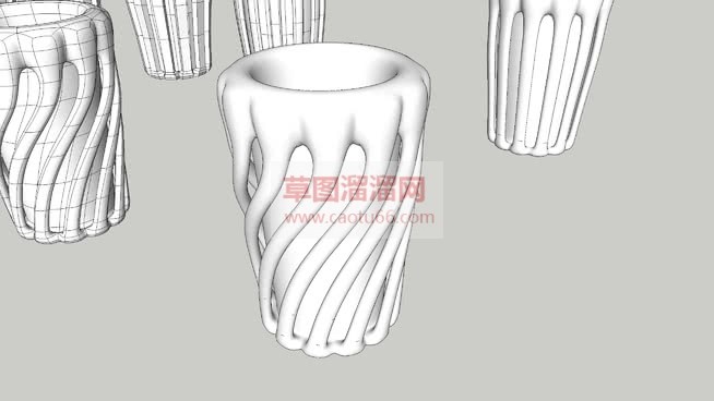 杯具建模SU模型