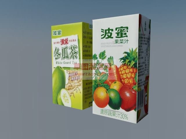 冬瓜茶饮料SU模型