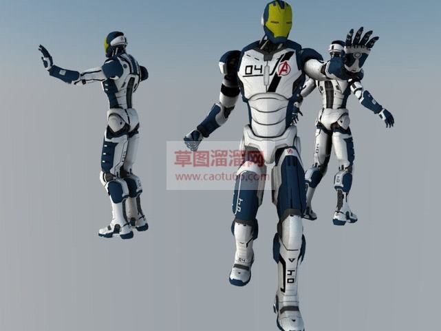 钢铁侠机器人SU模型