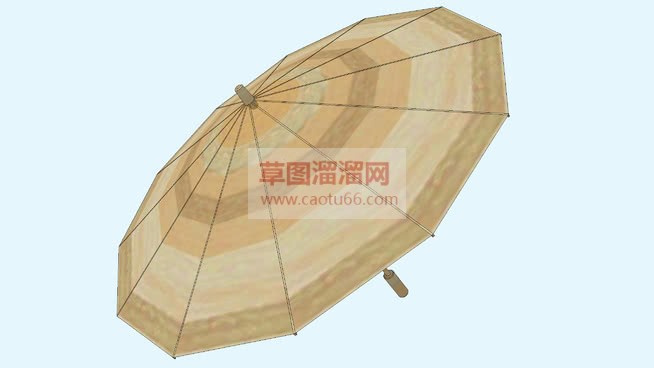 免费雨伞SU模型
