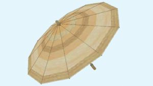 免费雨伞SU模型 免费sketchup模型下载